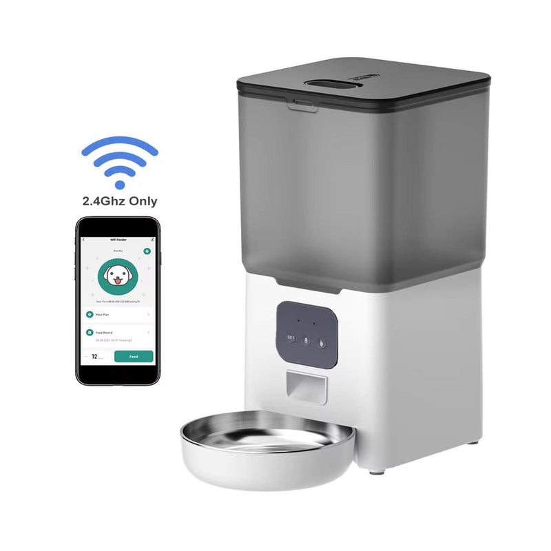 6L Smart WIFI Automatic Pet Feeder APP Control Cat Food Dispenser Automatic Dog Feeder Pet Timing Voice Dog Products