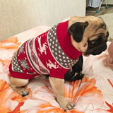 Knitted Pet Sweater – Warm Winter Clothes for Small & Medium Dogs and Cats