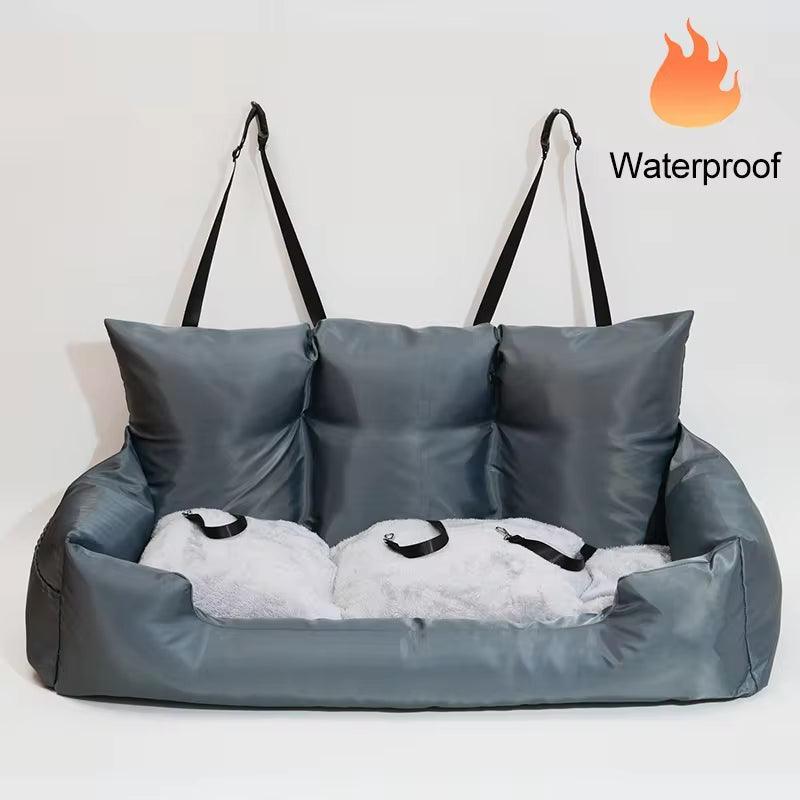 Travel Bolster Safety Large Dog Car Seat Bed for Cat Luxury Dog Beds Pet Backseat Cover Pet Beds Pet Seat Designer Dog Products