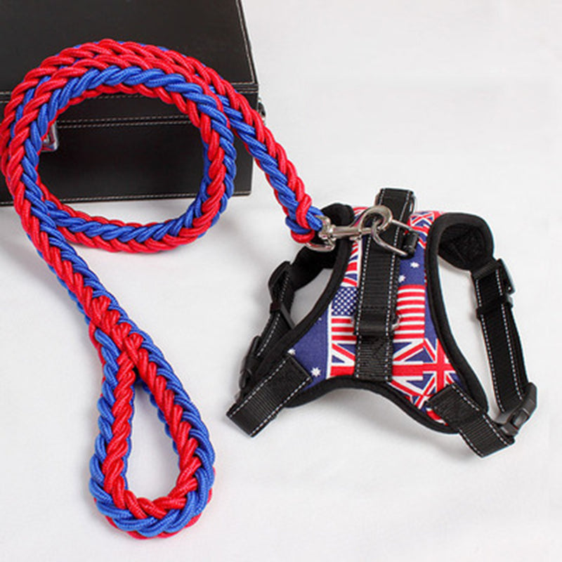 Saddle Chest Strap Dog Leash