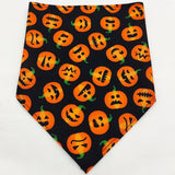 Spooky Paws Halloween Dog Bandanas – Washable Triangle Pet Scarfs