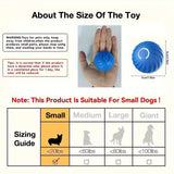 Smart Dog Toy Ball Electronic Interactive Dog Toy Moving Ball Automatic Jump Roll Ball for Puppy Birthday Gift Cat Dog Product