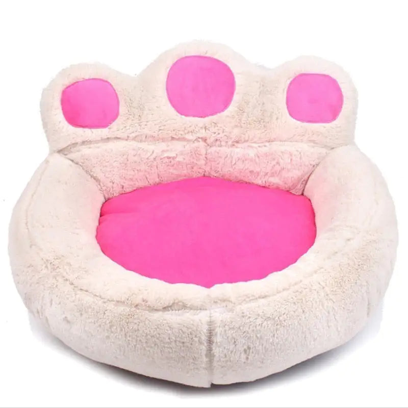 Paw-Shaped Washable Sleeping Dog Bed