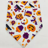 Spooky Paws Halloween Dog Bandanas – Washable Triangle Pet Scarfs