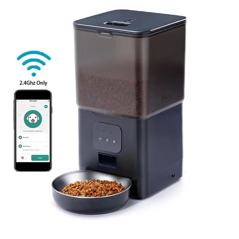 6L Smart WIFI Automatic Pet Feeder APP Control Cat Food Dispenser Automatic Dog Feeder Pet Timing Voice Dog Products