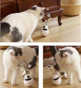 3-in-1 Multifunctional Robot Tumbler – 360° Automatic Rotating Cat Toy