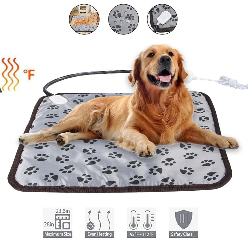 Pet Heating Pad – Adjustable Winter Blanket Heater for Pets