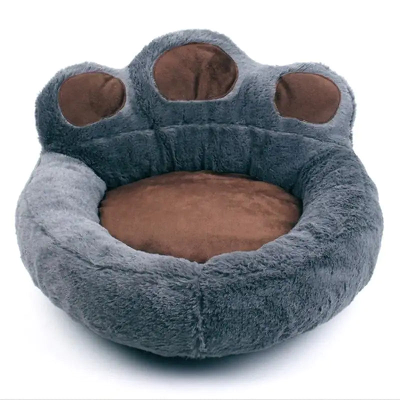 Paw-Shaped Washable Sleeping Dog Bed