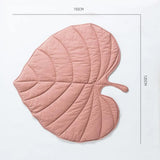 Leaf-Shaped Floor Kennel Pad & Blanket