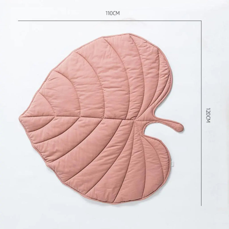 Leaf-Shaped Floor Kennel Pad & Blanket