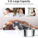 SmartFlow Stainless Steel Cat Water Fountain – Automatic Pet Drinking Dispenser