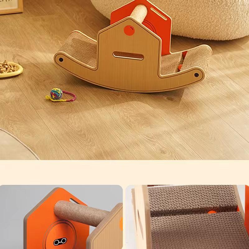 Petree Cat Scratcher Tower Home Furniture Cat Toys Tree Pets Sisal Post Climbing Frame Toy Cat Scratching Board Corrugated Paper