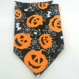 Spooky Paws Halloween Dog Bandanas – Washable Triangle Pet Scarfs