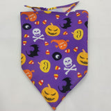 Spooky Paws Halloween Dog Bandanas – Washable Triangle Pet Scarfs