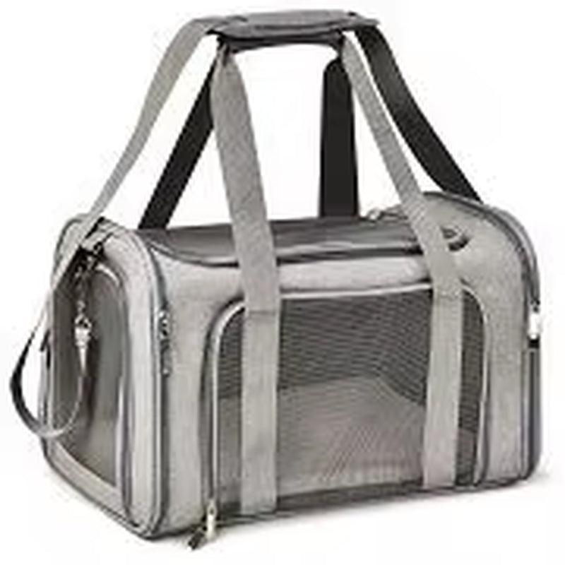 Pet Carrier for Small Medium Cats Dogs Puppies Airline Approved Small Dog Carrier Soft Sided Collapsible Puppy Dog Travel Bag