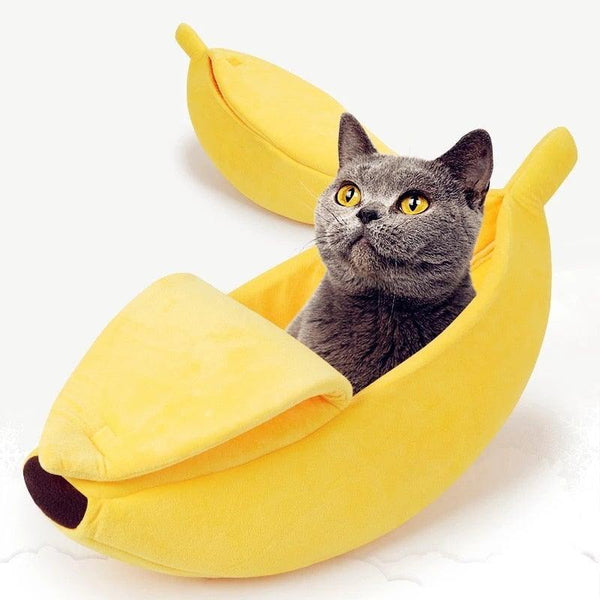 Funny Banana Dog/Cat Bed House