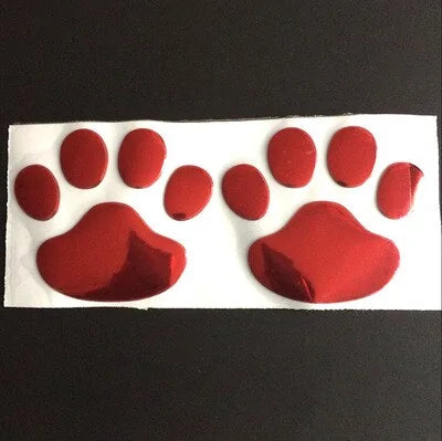 Whimsical Pet Paw Prints – Dog, Cat & Bear Footprint Stickers