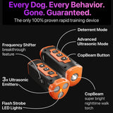 Rechargeable Anti-Bark Dog Deterrent Device with LED Flashlight