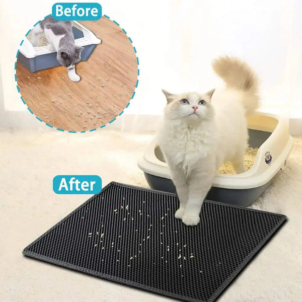 Waterproof EVA Double Layer Cat Litter Trapping Mat