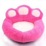 Paw-Shaped Washable Sleeping Dog Bed