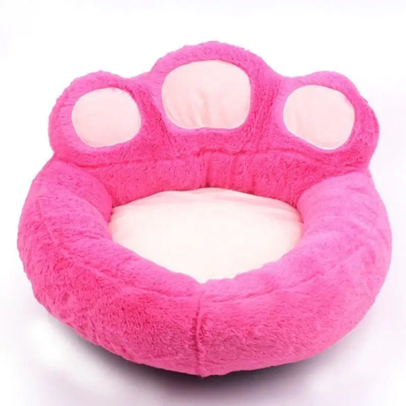 Paw-Shaped Washable Sleeping Dog Bed