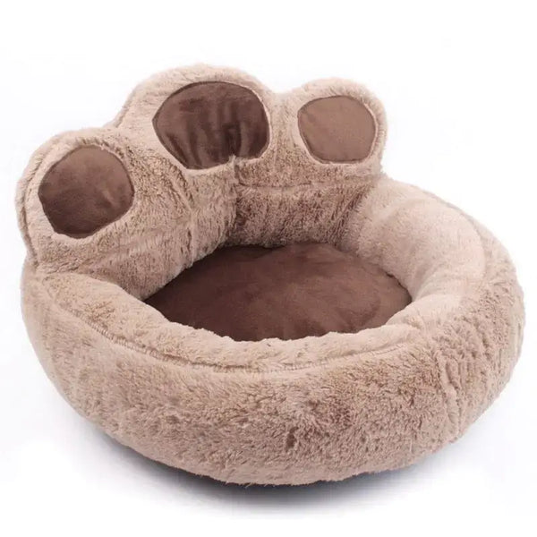 Paw-Shaped Washable Sleeping Dog Bed