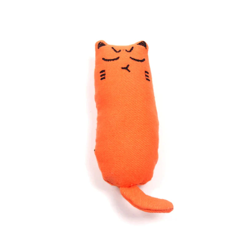 Rustle Sound Catnip Toy – Plush Thumb Pillow for Cats & Kittens