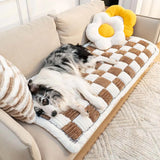 PetsTastic Chenille Couch Cover – Cozy & Stylish Pet Mat