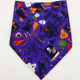 Spooky Paws Halloween Dog Bandanas – Washable Triangle Pet Scarfs