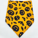 Spooky Paws Halloween Dog Bandanas – Washable Triangle Pet Scarfs