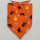 Spooky Paws Halloween Dog Bandanas – Washable Triangle Pet Scarfs