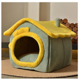 Foldable Dog House & Cat Bed – Warm Winter Villa for Pets