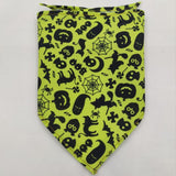 Spooky Paws Halloween Dog Bandanas – Washable Triangle Pet Scarfs