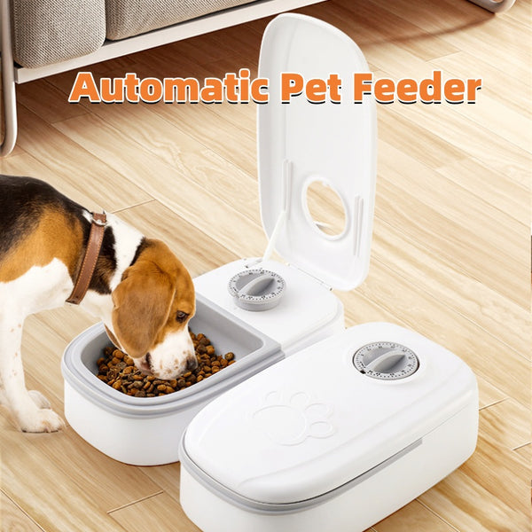 Automatic Pet Feeder & Water Dispenser – Smart Gravity Food Feeder for Cats & Dogs