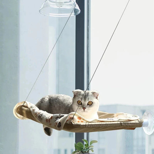 Hanging Cat Bed – Aerial Hammock & Window Seat for Cats | Holds Up to 20kg