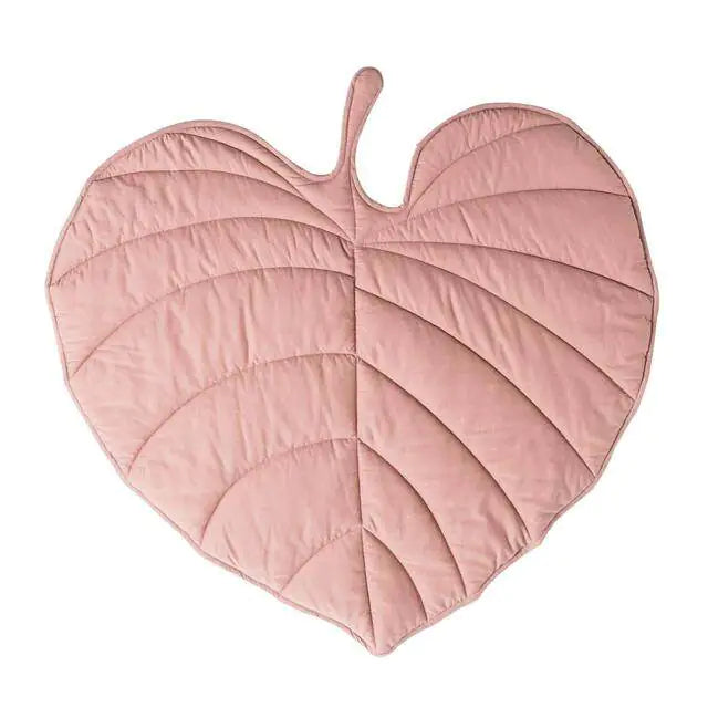 Leaf-Shaped Floor Kennel Pad & Blanket