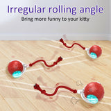 Smart interactive pet toy ball with irregular rolling angles for cats and dogs, designed for fun and active play indoors.