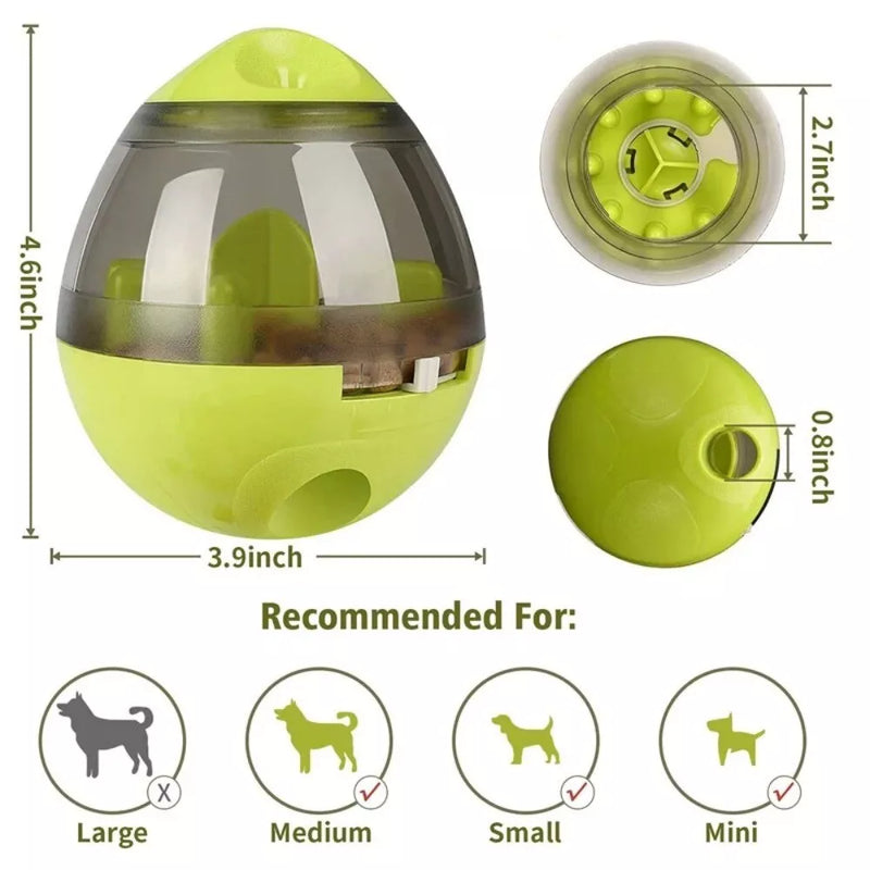 Interactive Pet Treat Ball Food Dispenser