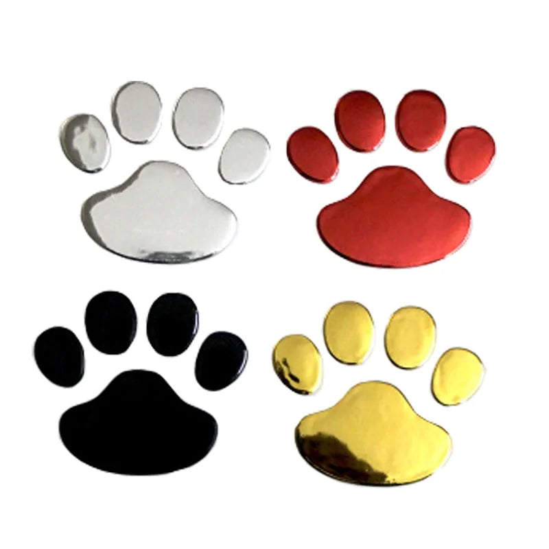 Whimsical Pet Paw Prints – Dog, Cat & Bear Footprint Stickers